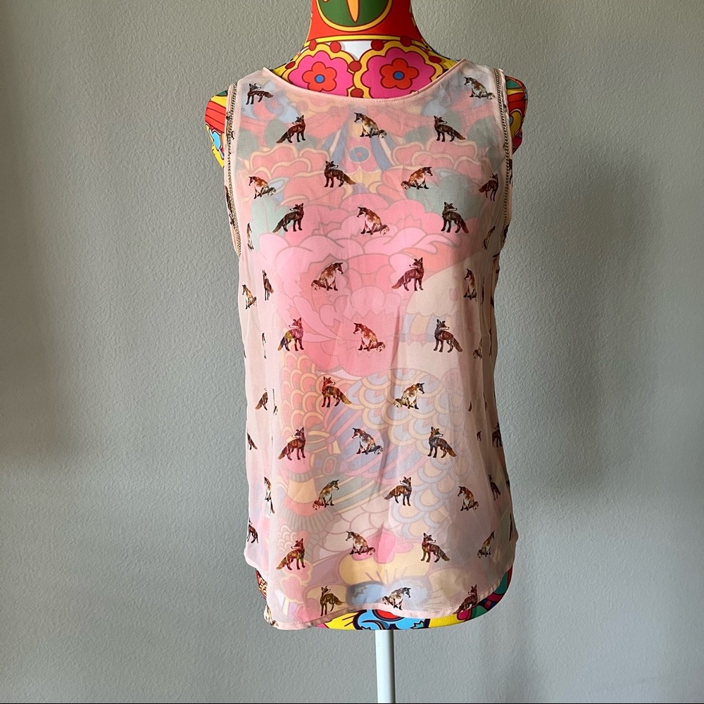 ZARA fox tank XS